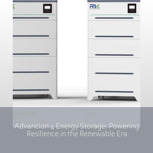 Advancion 4 Energy Storage: Powering Resilience in the Renewable Era
